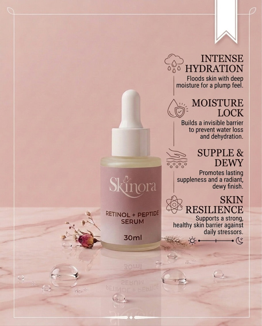 Retinol + Peptide and Hyaluronic Acid Serum